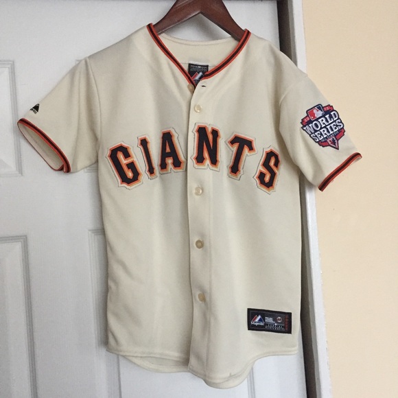 buster posey world series jersey